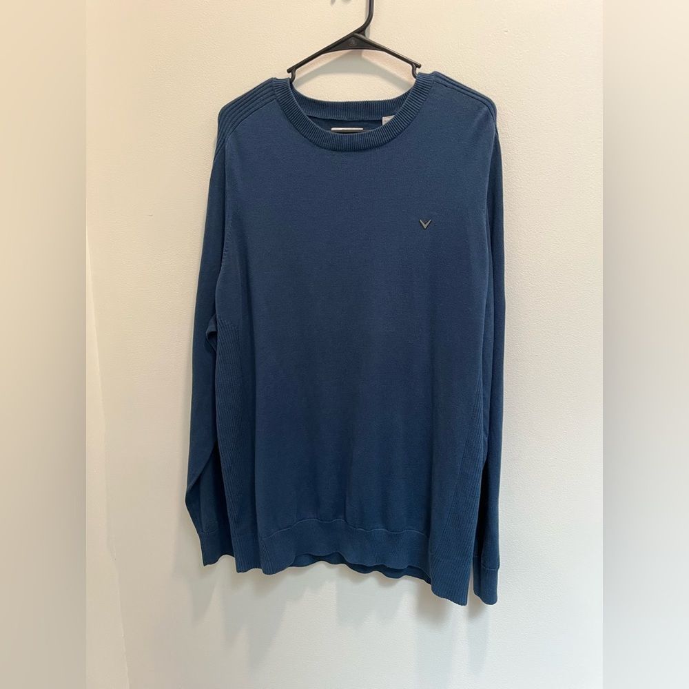 Callaway Mens insignia blue sweater NWT size XL